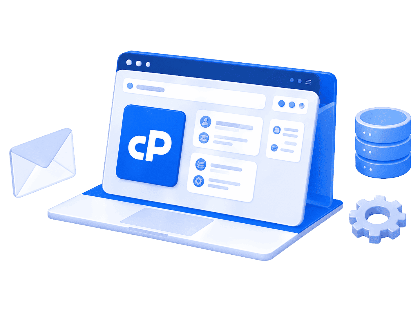 cPanel hosting dashboard for website management